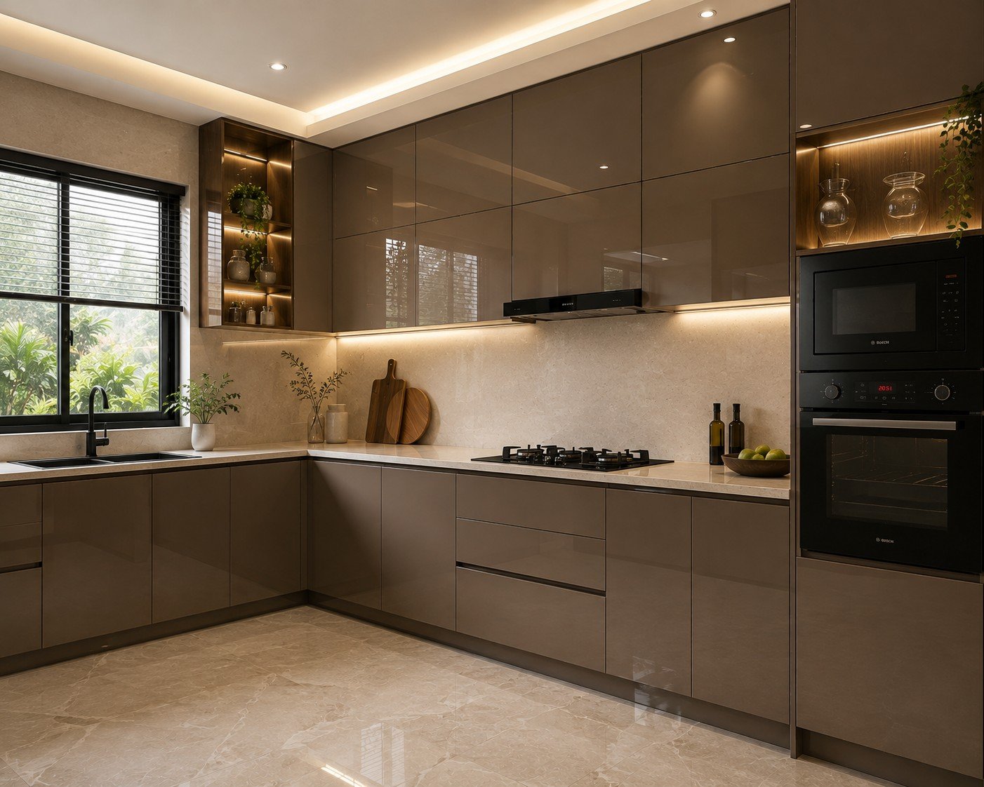 Modern kitchen layout