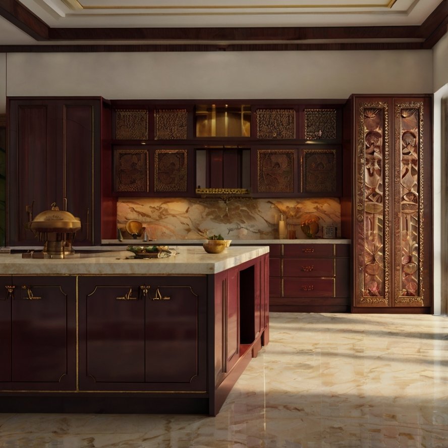 High-end kitchen interior
